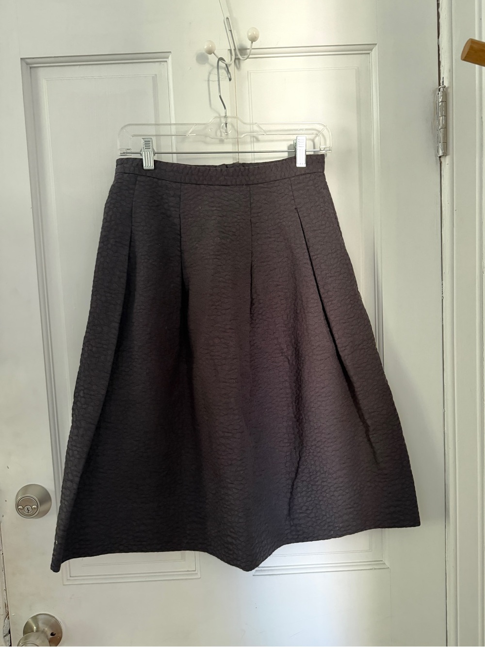 H&M Textured A-Line Skirt - Black